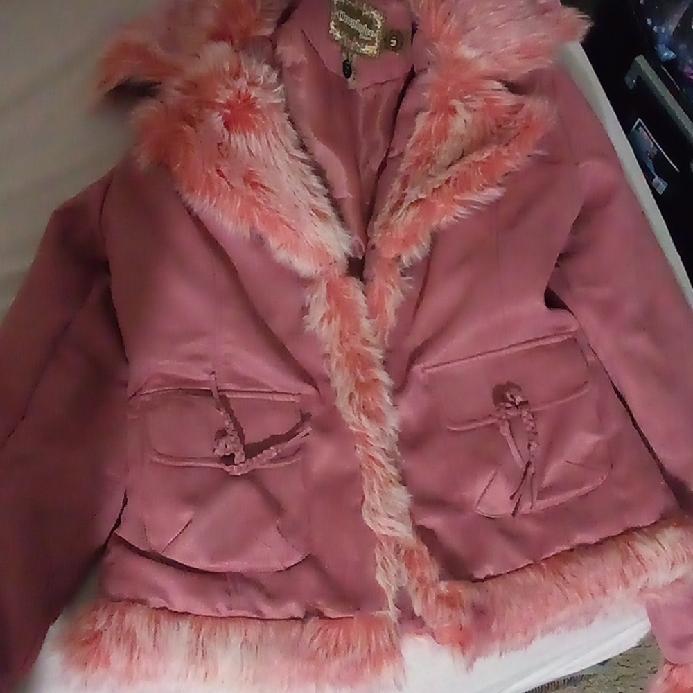 Pink Greenlander fur coat